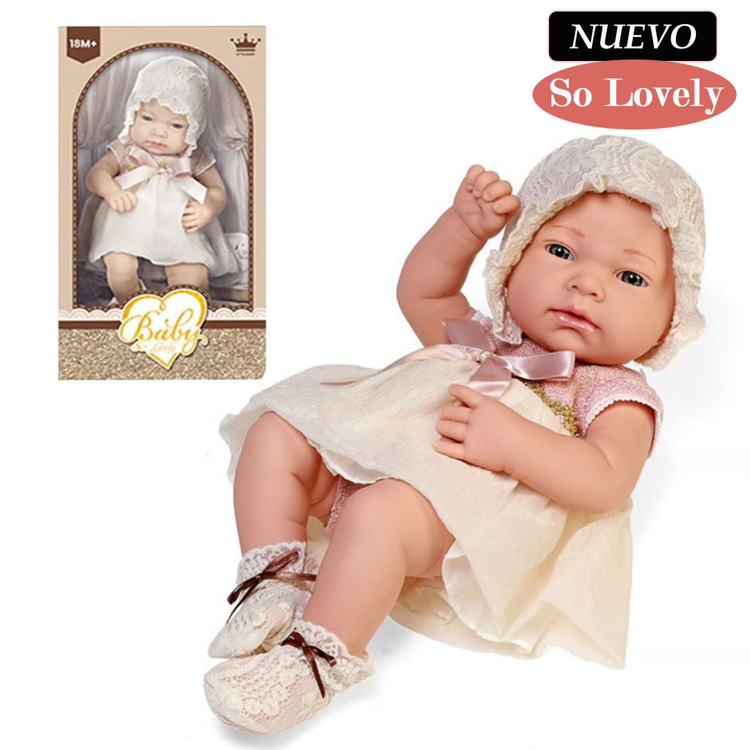 Muñeca bebé Real So Lovely 231-3