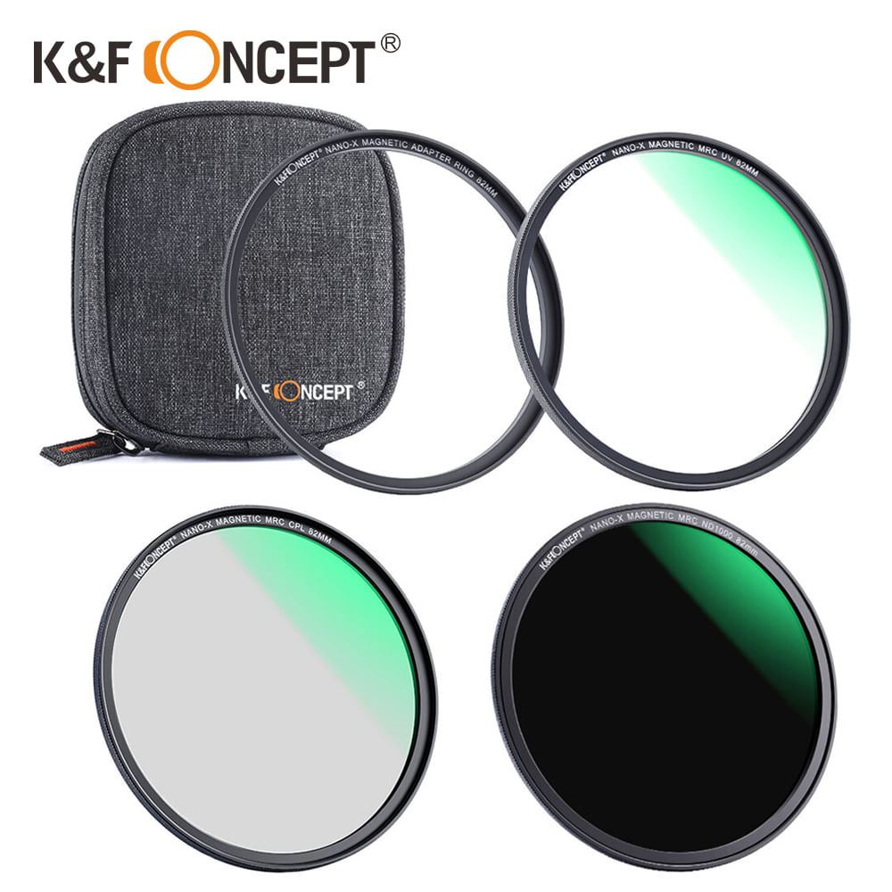 FILTRO K&F CONCEPT 82MM 3 EN 1 MAGNETICO UV+CPL+ND1000 - SKU.1657