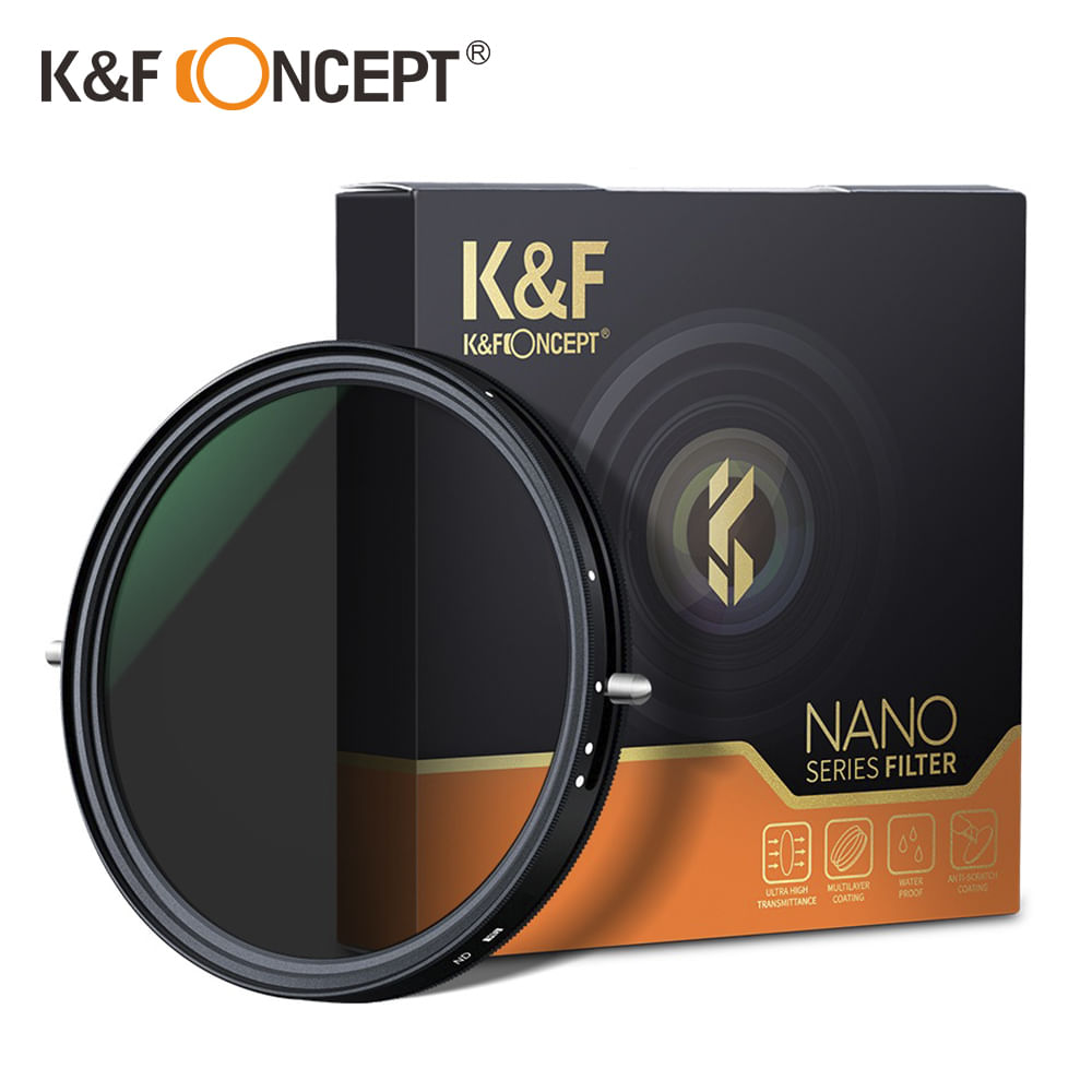 FILTRO K&F CONCEPT 72mm Nano X CPL+Variable Fader NDX ND2-32 - KF01.1141 - KF01.1086
