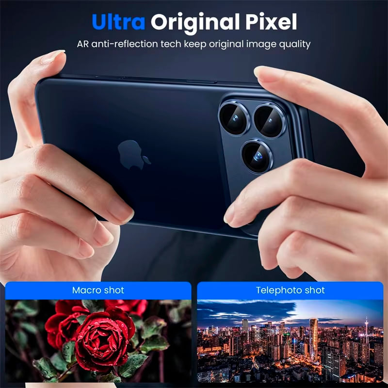 PROTECTOR DE CAMARA IPHONE 17 PRO MAX BLUE