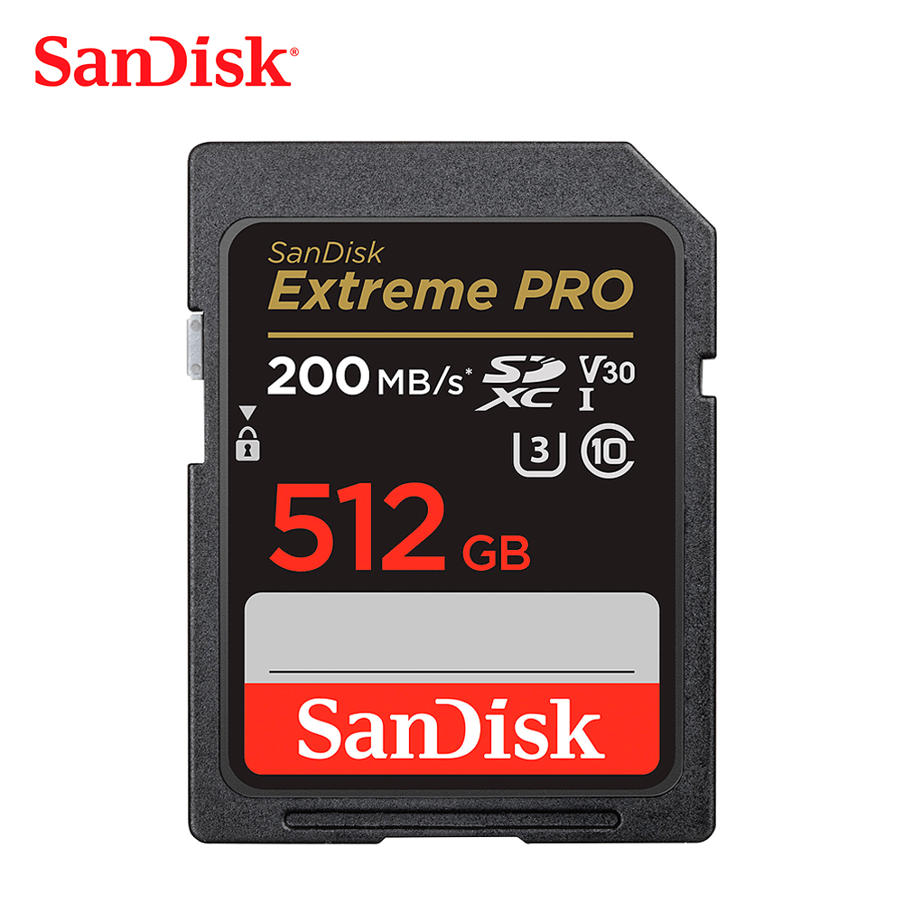 MEMORIA SANDISK SD 512GB EXTREME PRO 200MB/S