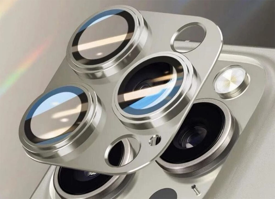 PROTECTOR CAMARA IPHONE 15 PRO MAX - SILVER