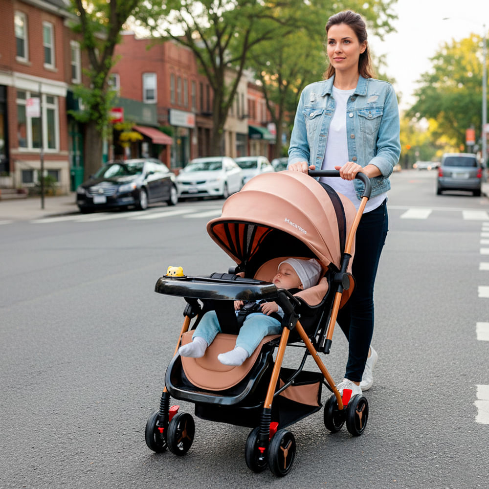 Coche para Bebe Macarena City Beige