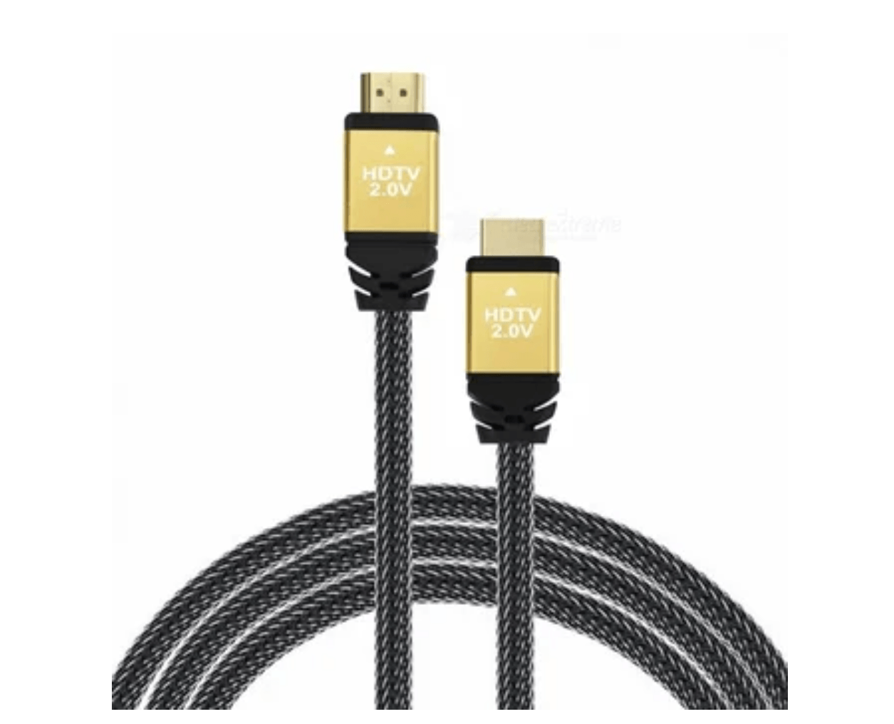 Cable HDMI 10M 10 Metros Ultra HD 3D 4k V2.0 2160P - Enmallado Gris
