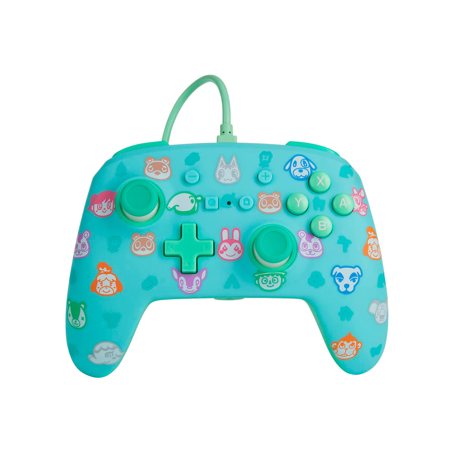 Mando Pro PowerA Con Cable Nintendo Switch Animal Crossing