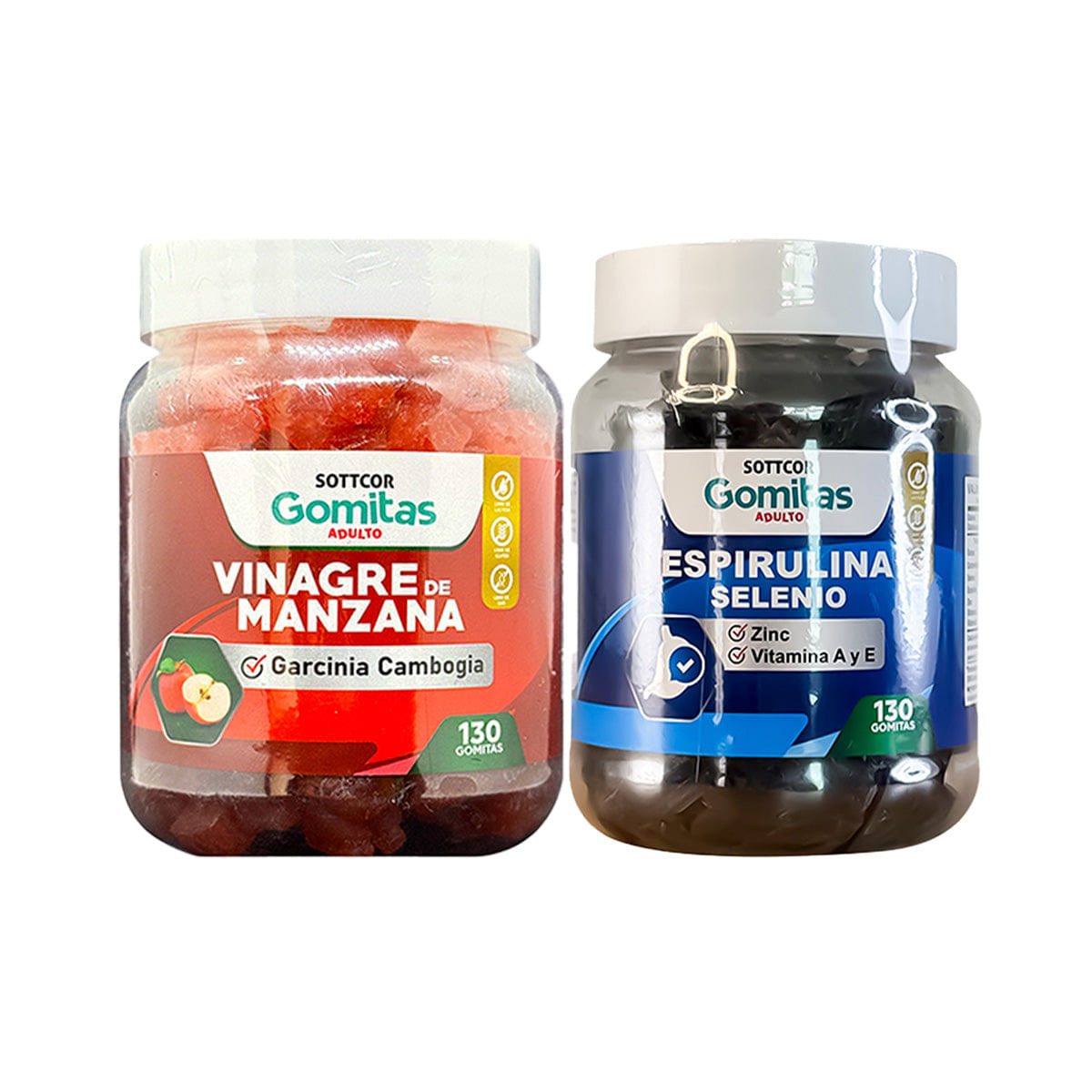 Gomitas Adulto Vinagre de Manzana + Espirulina Selenio