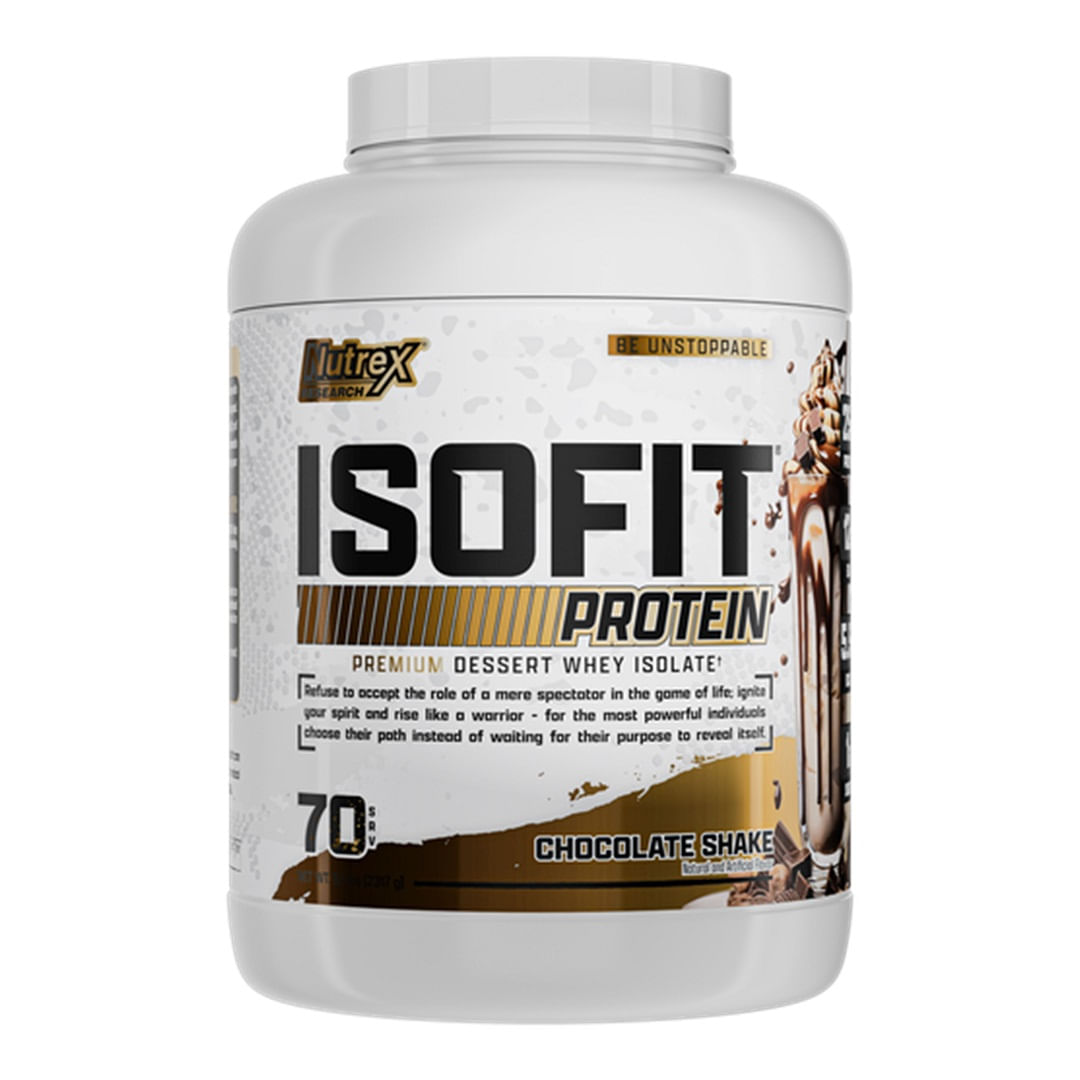 Proteína aislada ISOFIT 5lb - Nutrex - Chocolate