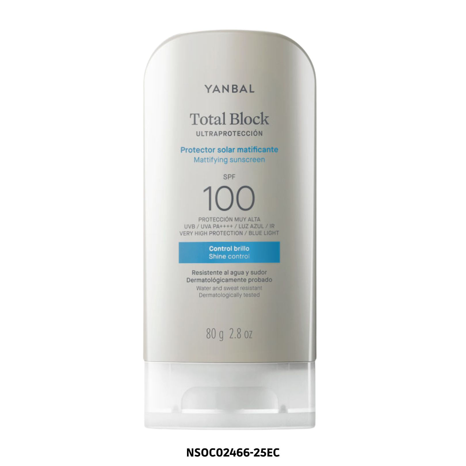 Protector Solar Yanbal Total Block Matificante SPF100 80g