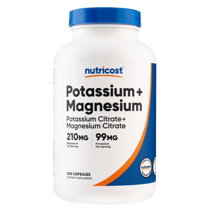 Citrato Potasio + Citrato Magnesio - 240 Cápsulas