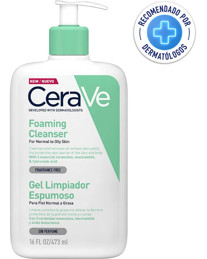 Cerave Gel Limpiador Espumoso 473 Ml