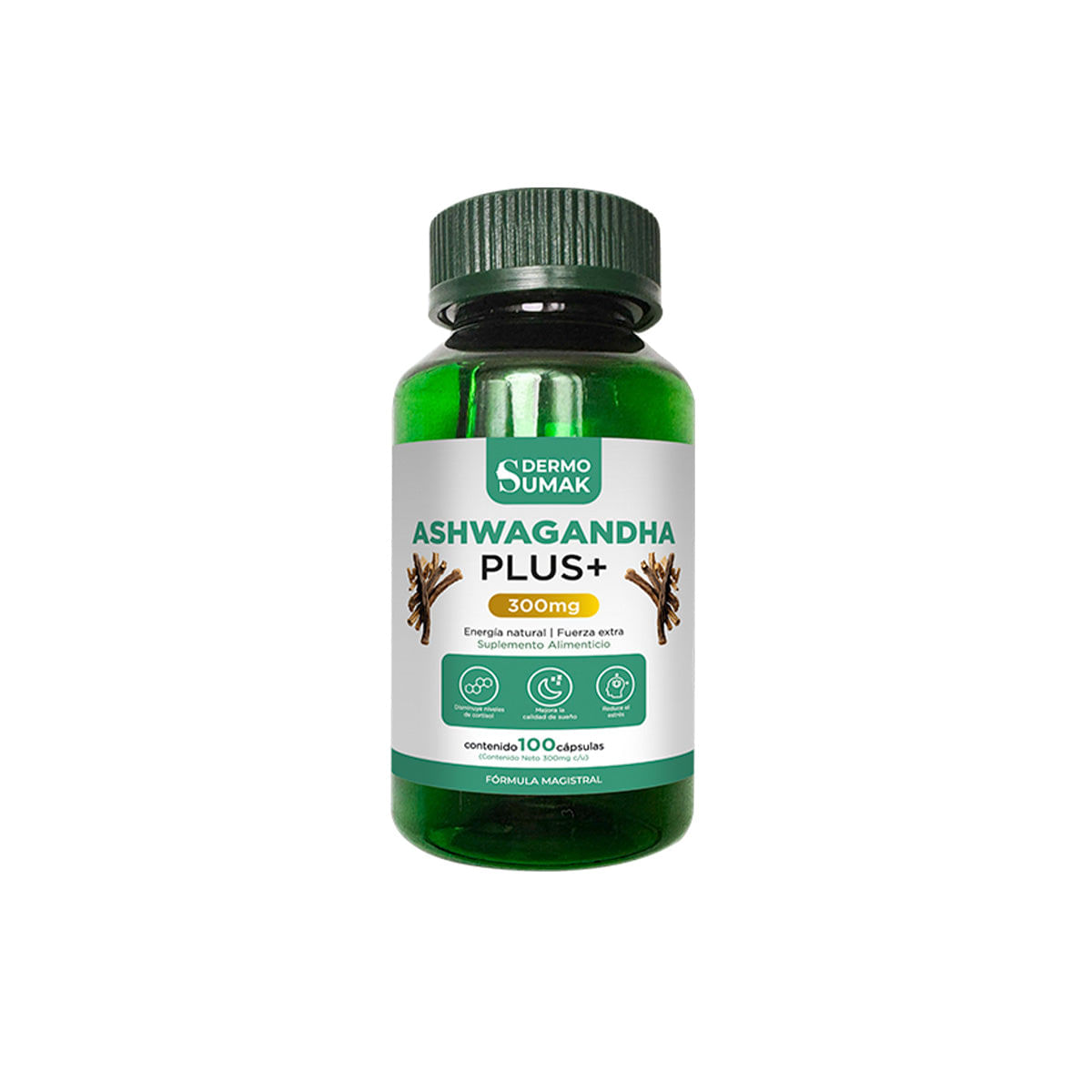 Ashwagandha Plus+ 100 Capsulas Dermo Sumak