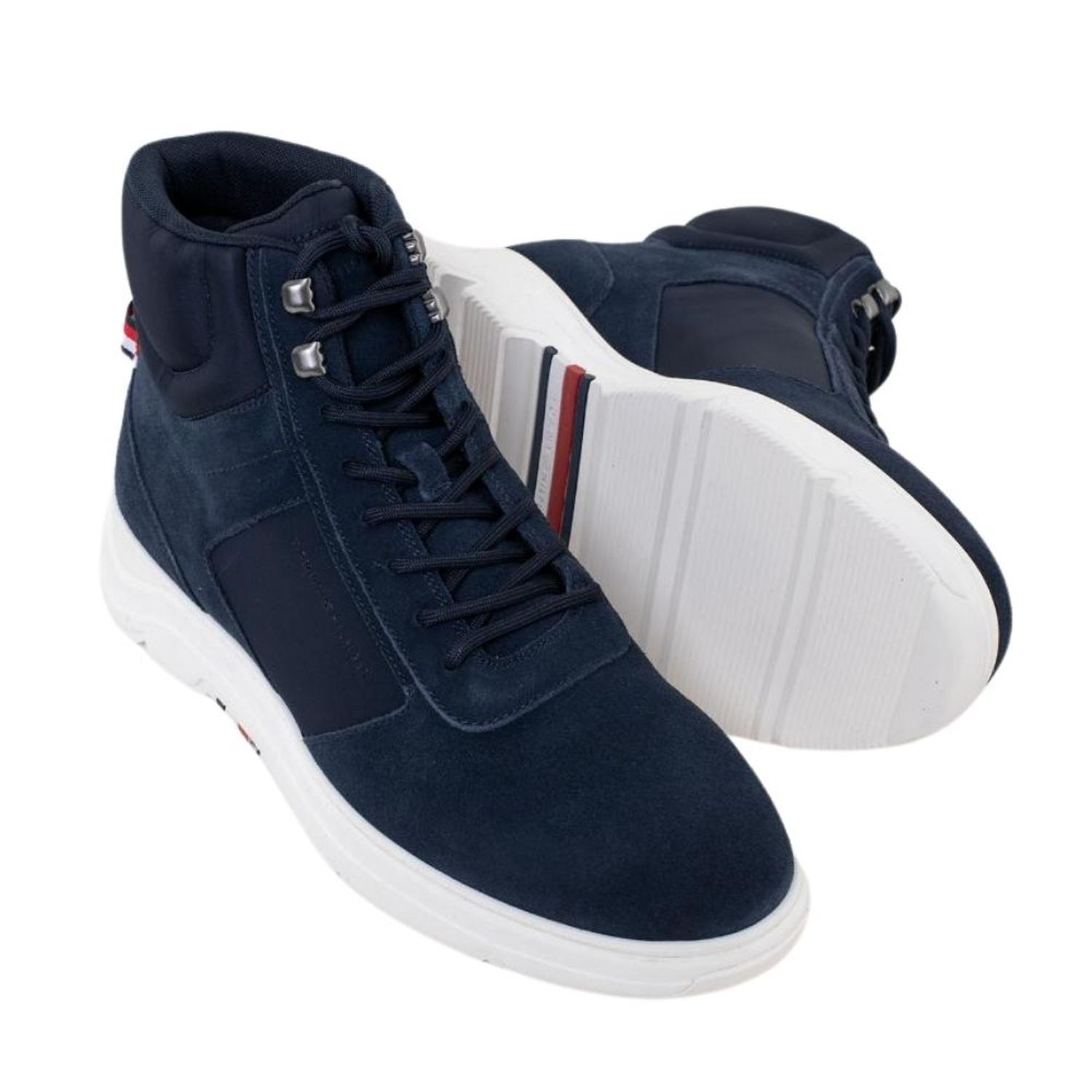 Zapatilla Botin Cuero Hombre Tommy Hilfiger CORE MIX