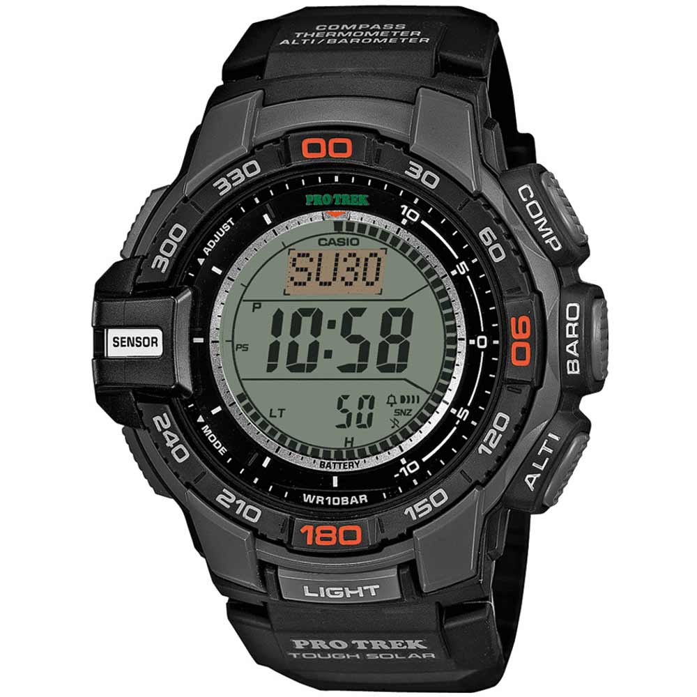 Reloj Casio Pro Trek PRG-270-1 Solar Triple Sensor Digital Luz LED.