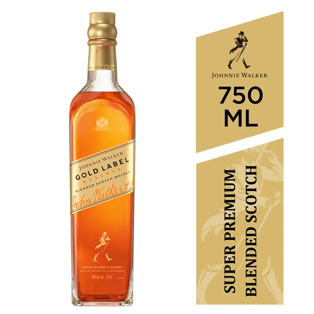 Whisky JOHNNIE WALKER Gold Label Botella 750ml