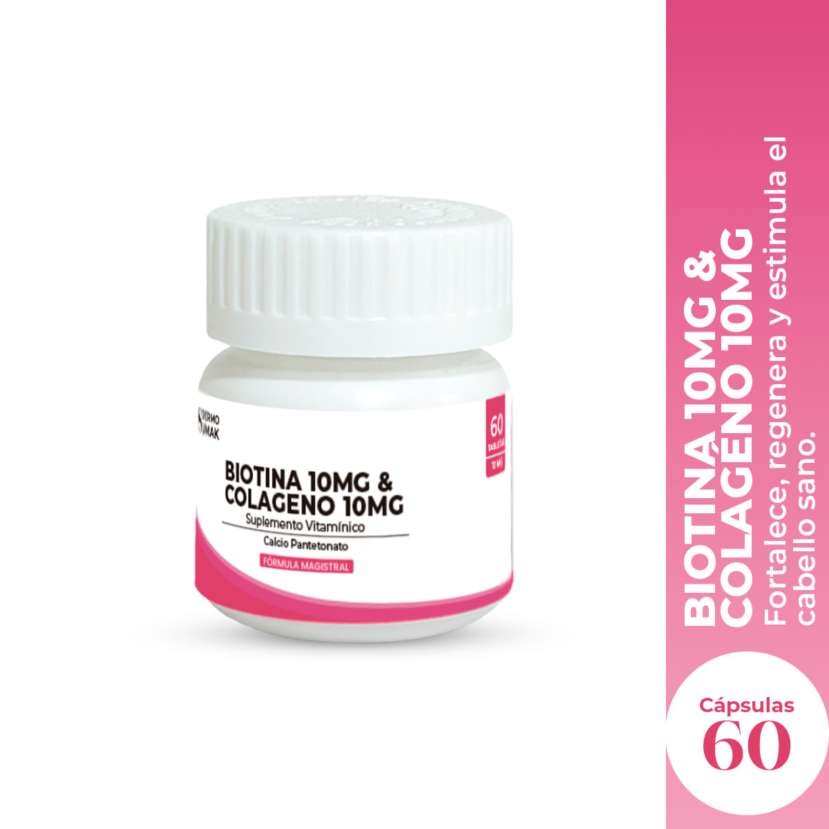 Biotina capsulas 60 und - Dermo Sumak