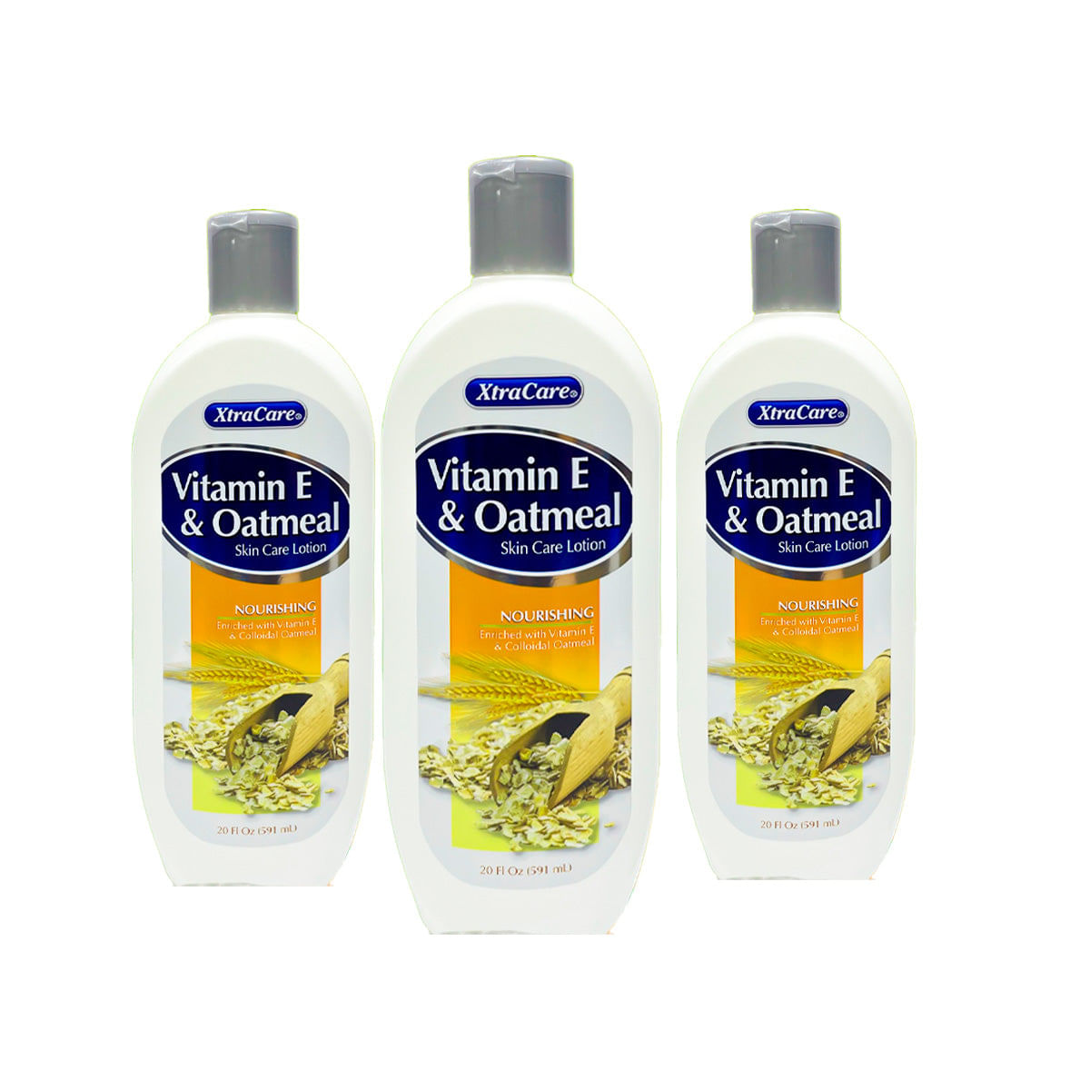 XtraCare Crema Corporal Vitamina E + Avena 591 g 3 und