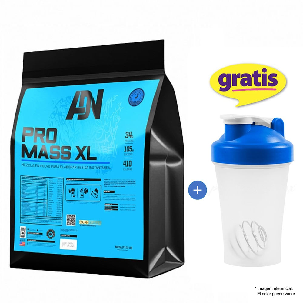 GANADOR DE MASA PRO MASS XL 3KG VAINILLA MÁS SHAKER
