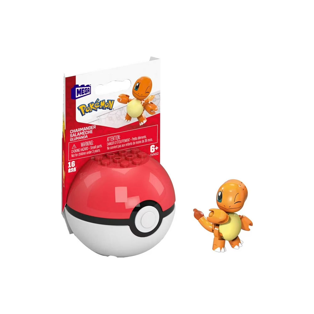 Pokemon Mega Charmander Ball 16 piezas Modelo C
