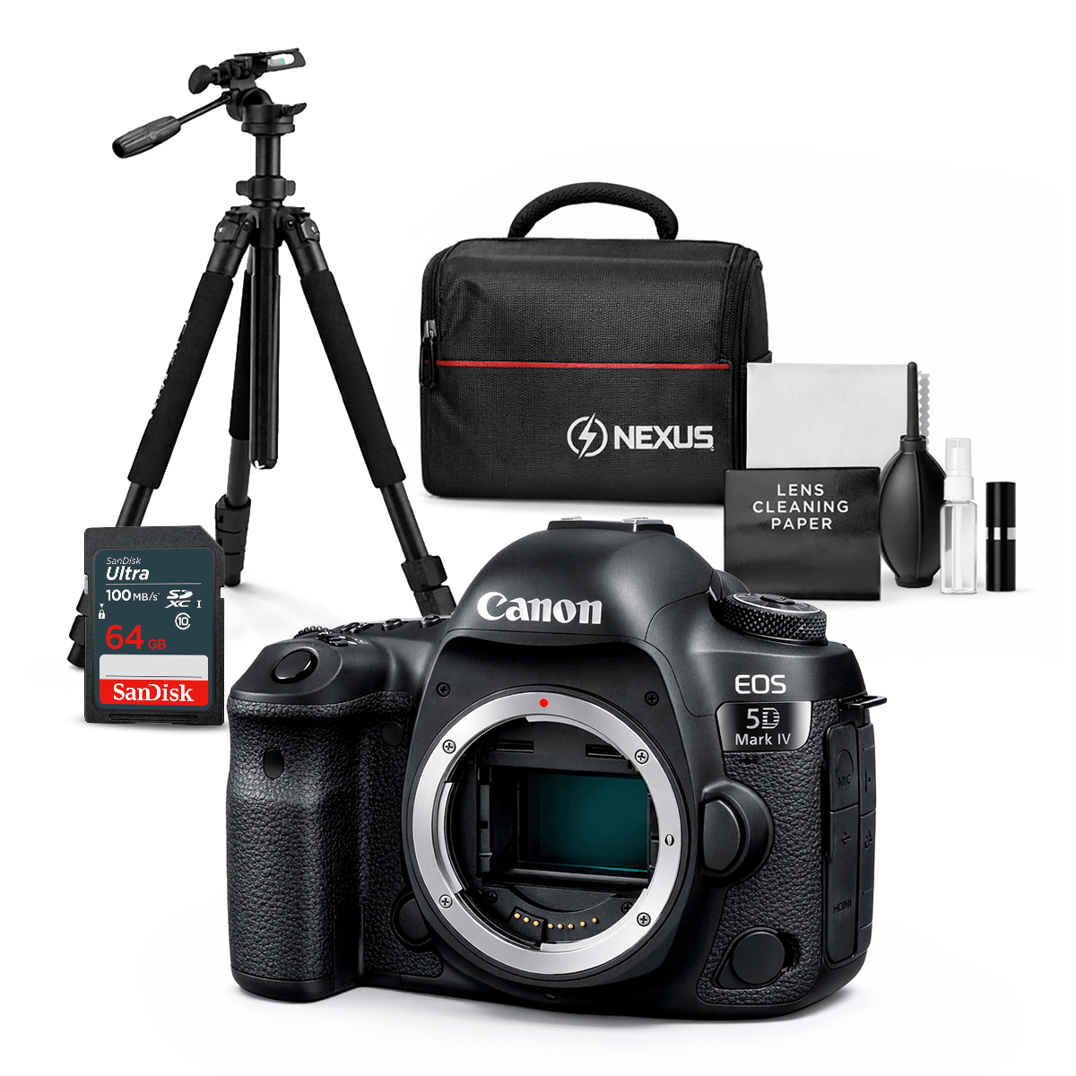 Cámara Canon EOS 5D Mark IV (Cuerpo Solo) + Kit Ultimate de Accesorios