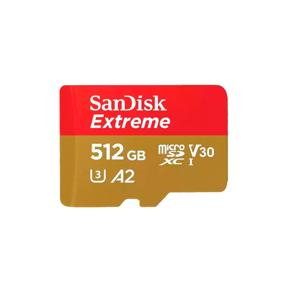 Memoria Micro SD Sandisk 512GB - R190mb - W130mb - Extreme