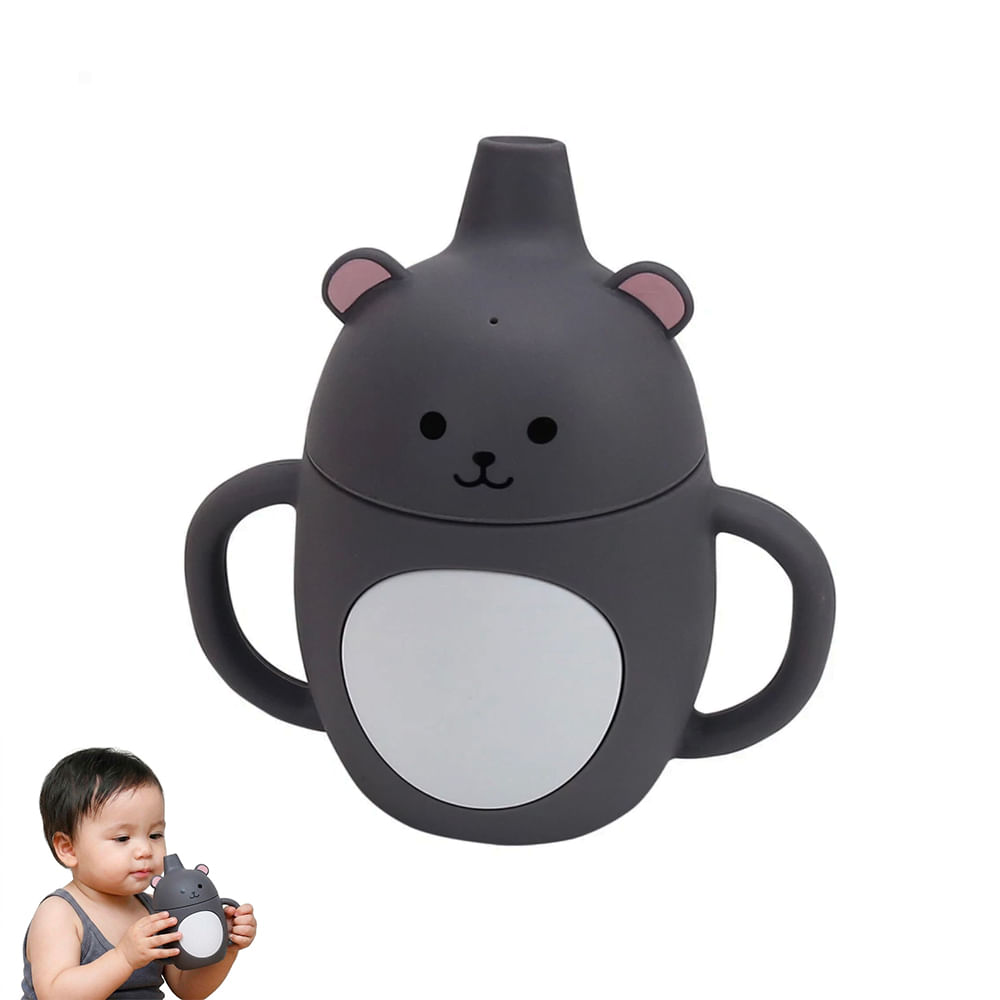 Vaso de Silicona Anti Derrame Ratoncito Para Bebe Baby Froggie