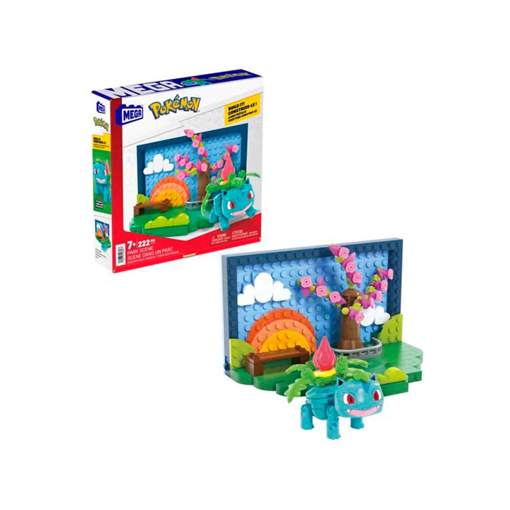Pokemon MEGA Park Scene Building Toy Kits Ivysaur