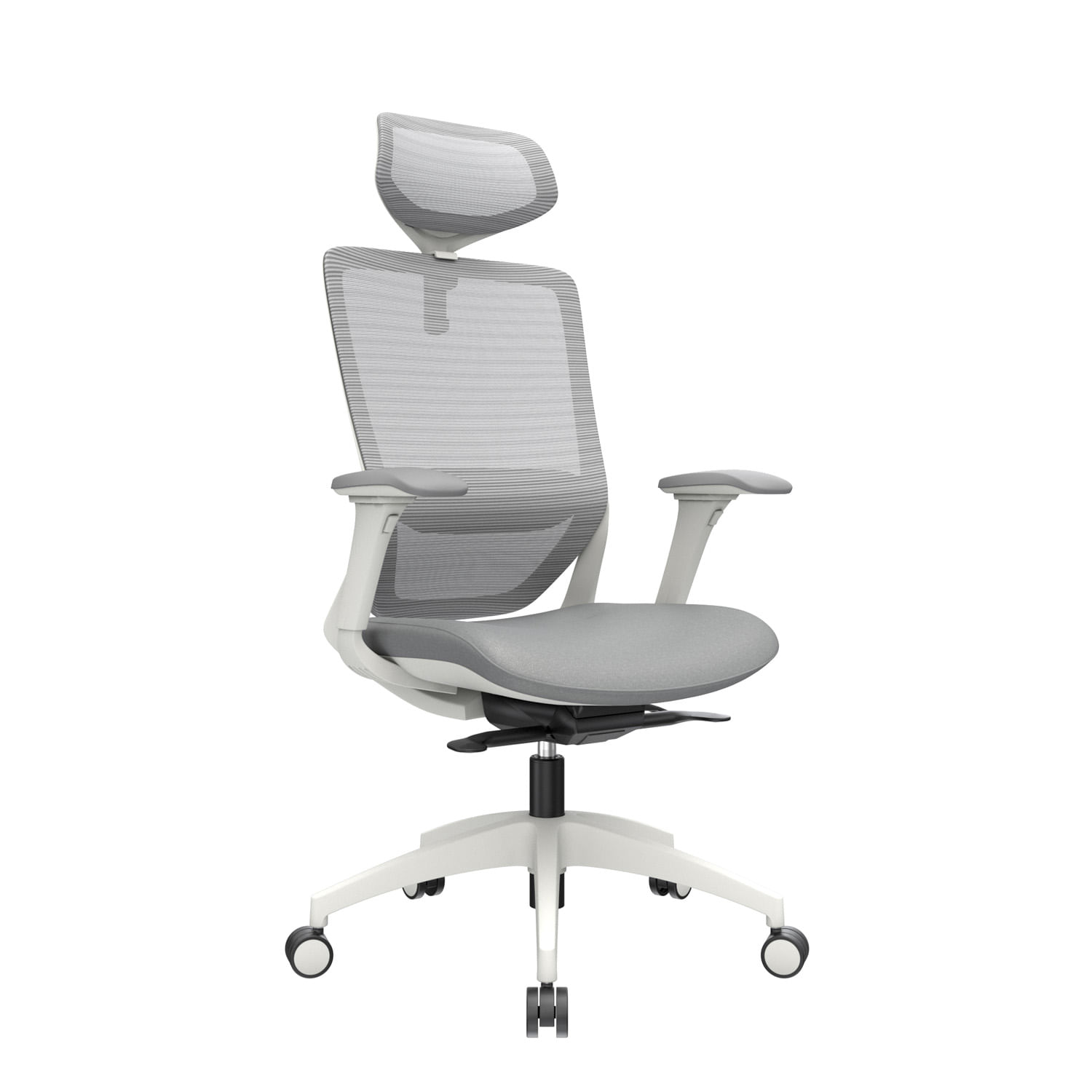 Silla Ergonómica Reclinable Slider Brazo 4D. Loop Gris Ofideas