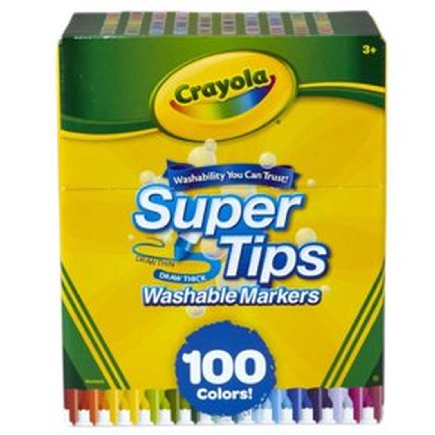 Plumones Lettering Crayola Super Tips x 100 unds