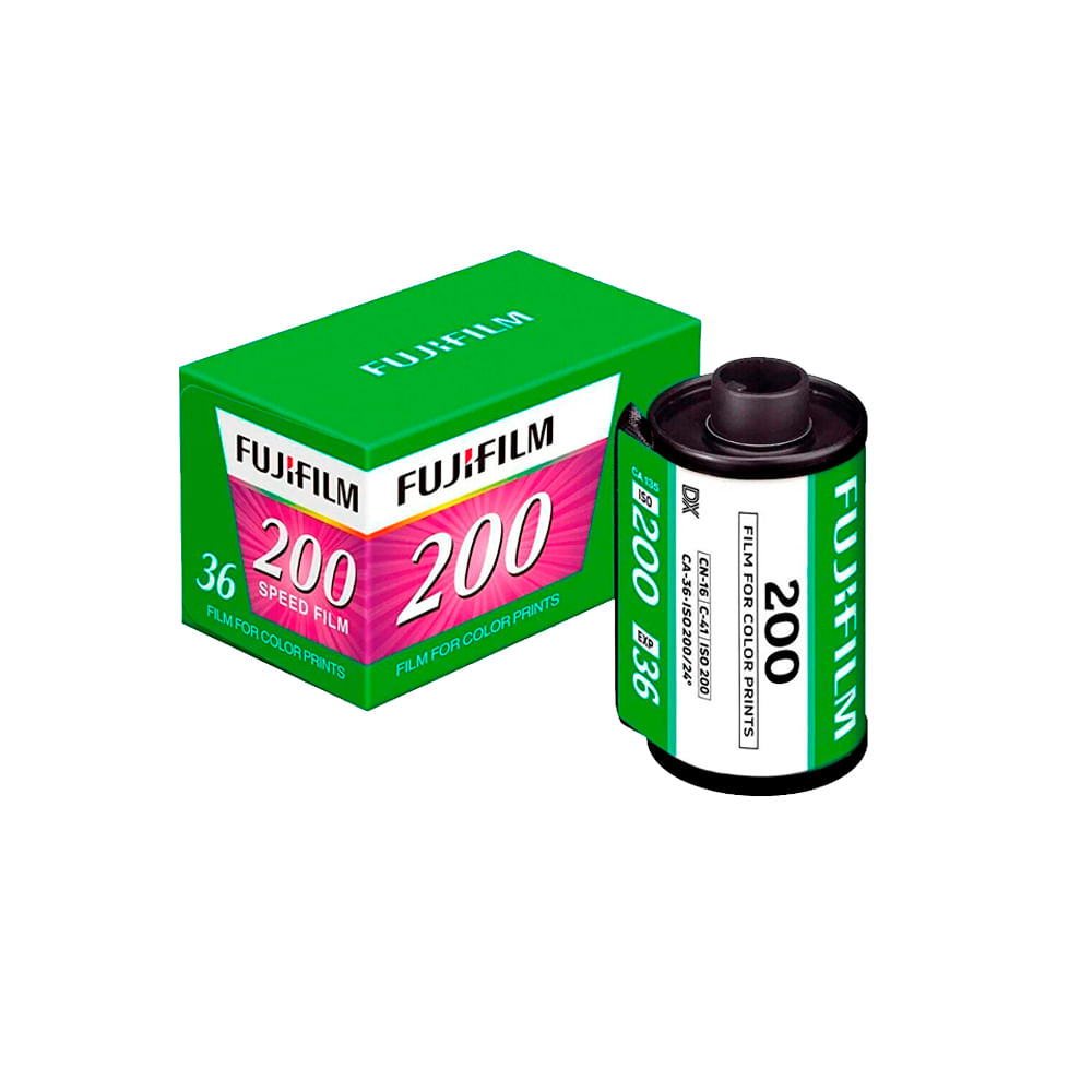 Rollo de Pelicula Fujfilm x 36 200 ASA DX