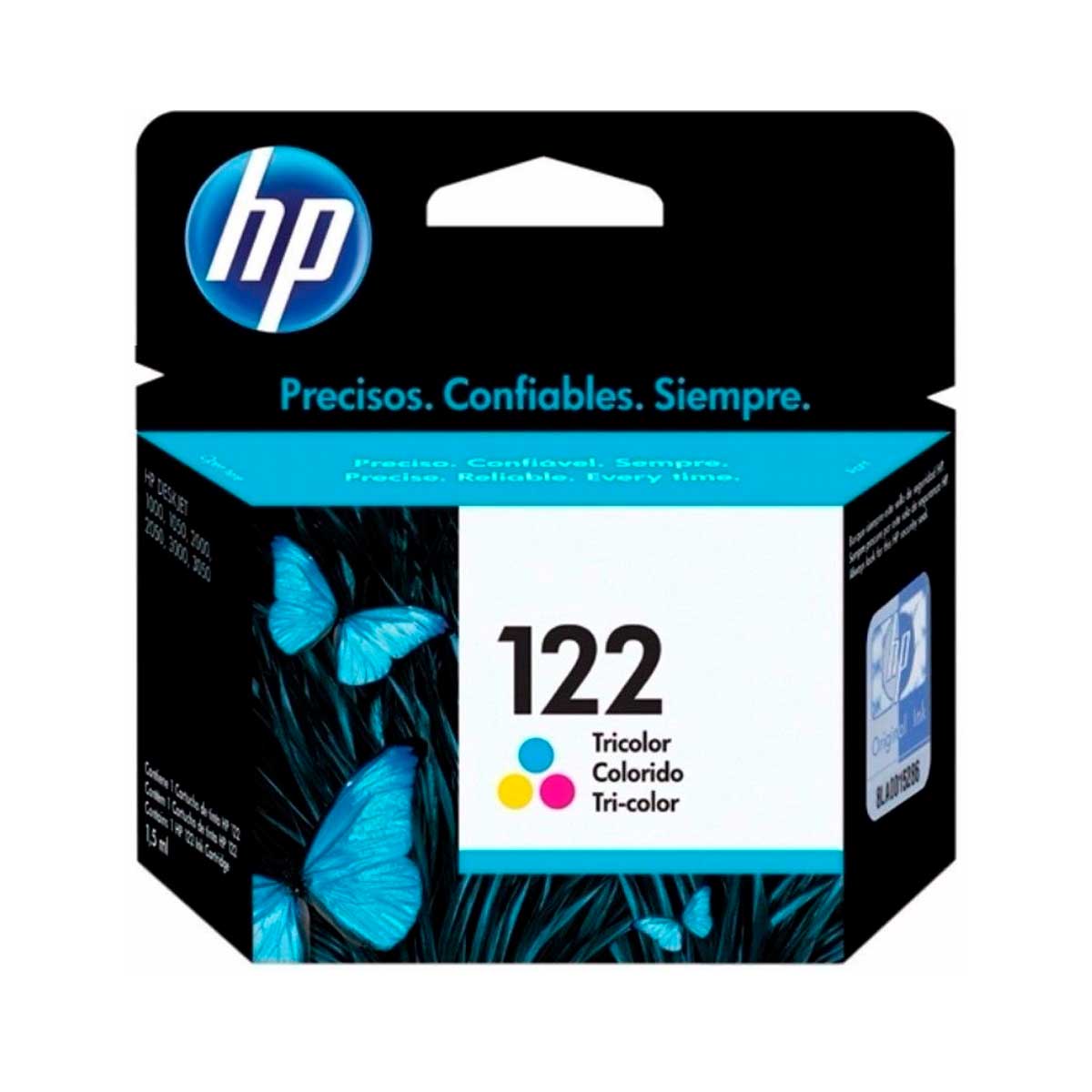 Cartucho de Tinta HP 122 Tricolor Original CH562HL
