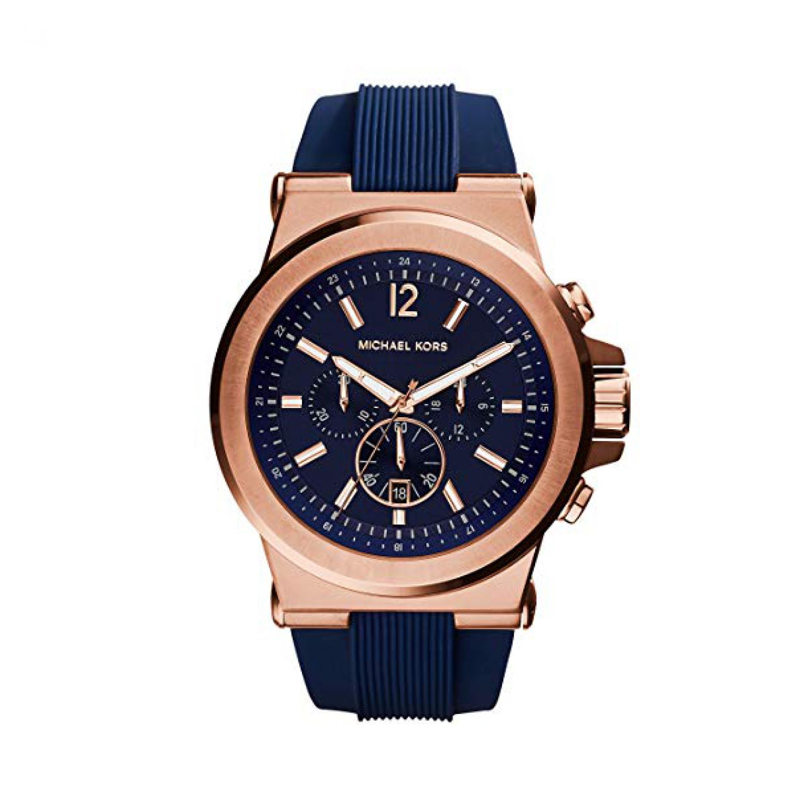 Reloj Michael Kors Mk8295 Dylan Blue and Gold Rose Nuevo para Caballero