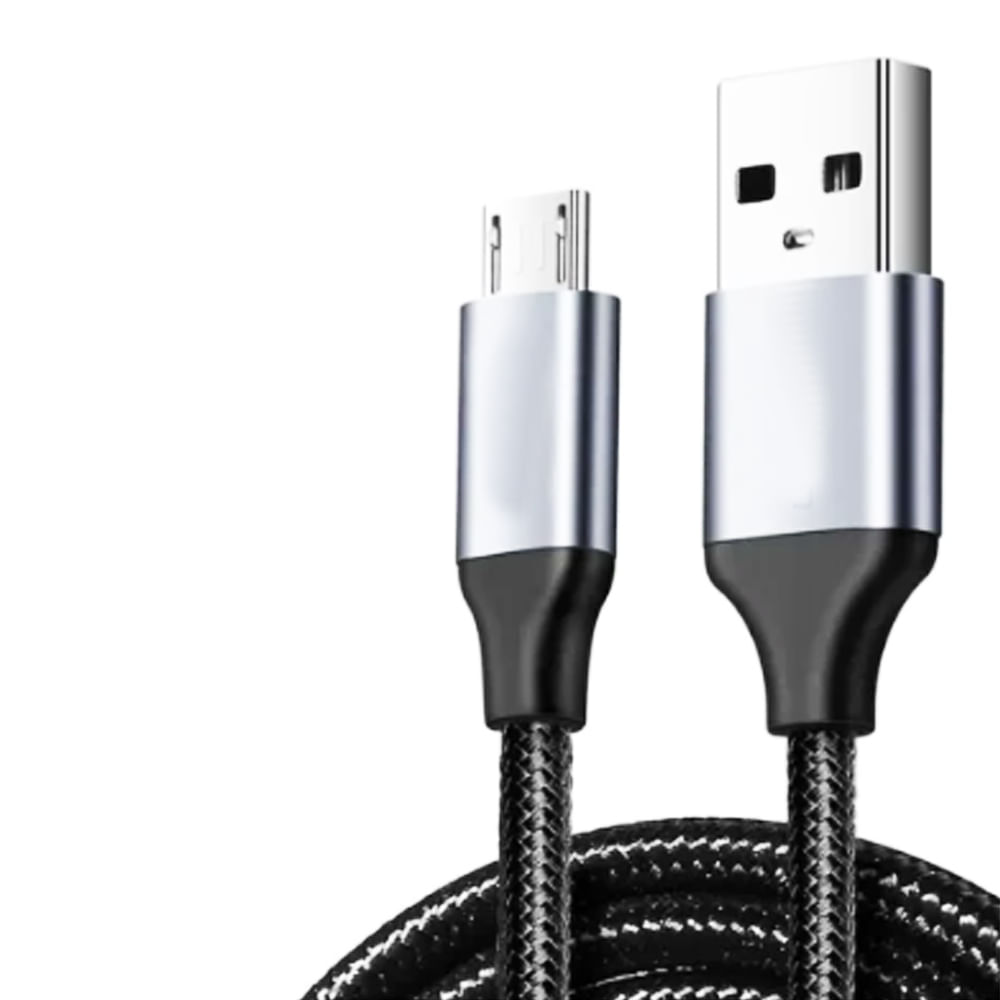 Cable USB a Micro USB 1 Metro NETCOM 5Gbps 18w pvc 3A