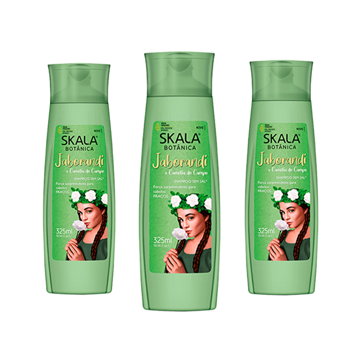 Shampoo De Jaborandi Skala Expert 325Ml 3 Und