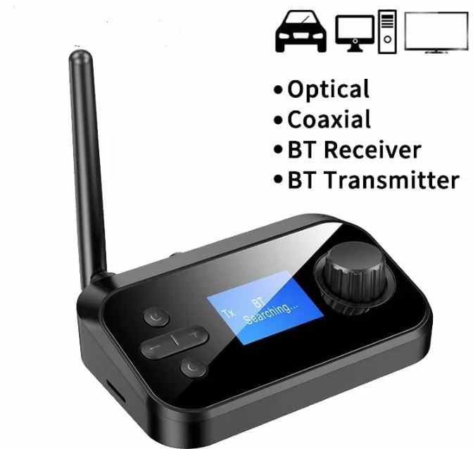 RECEPTOR Y TRANSMISOR DE AUDIO BLUETOOTH