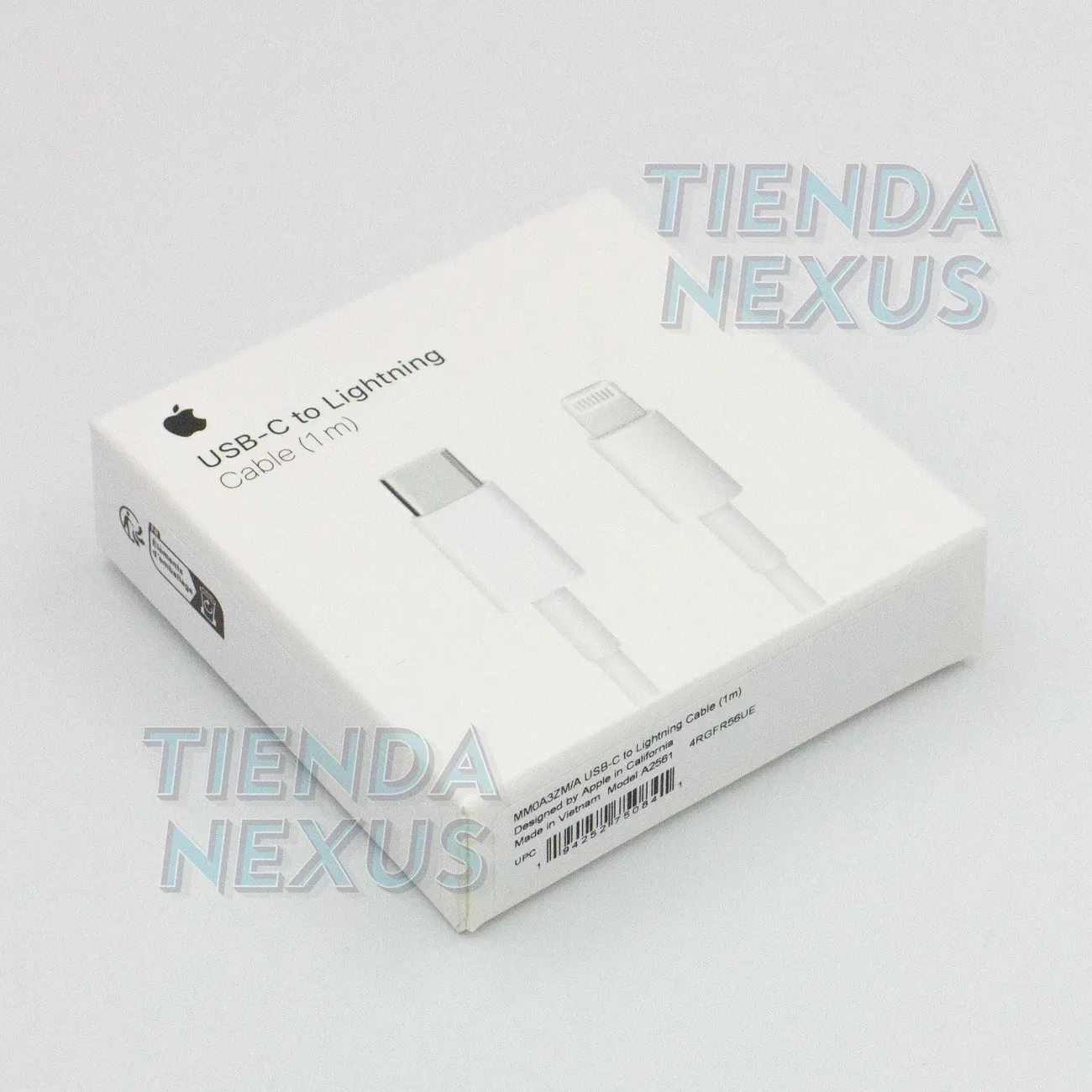 Cable Lightning USB-C de 1 Metro para Carga Rápida Tipo C de iPhone Apple Original + Regalo