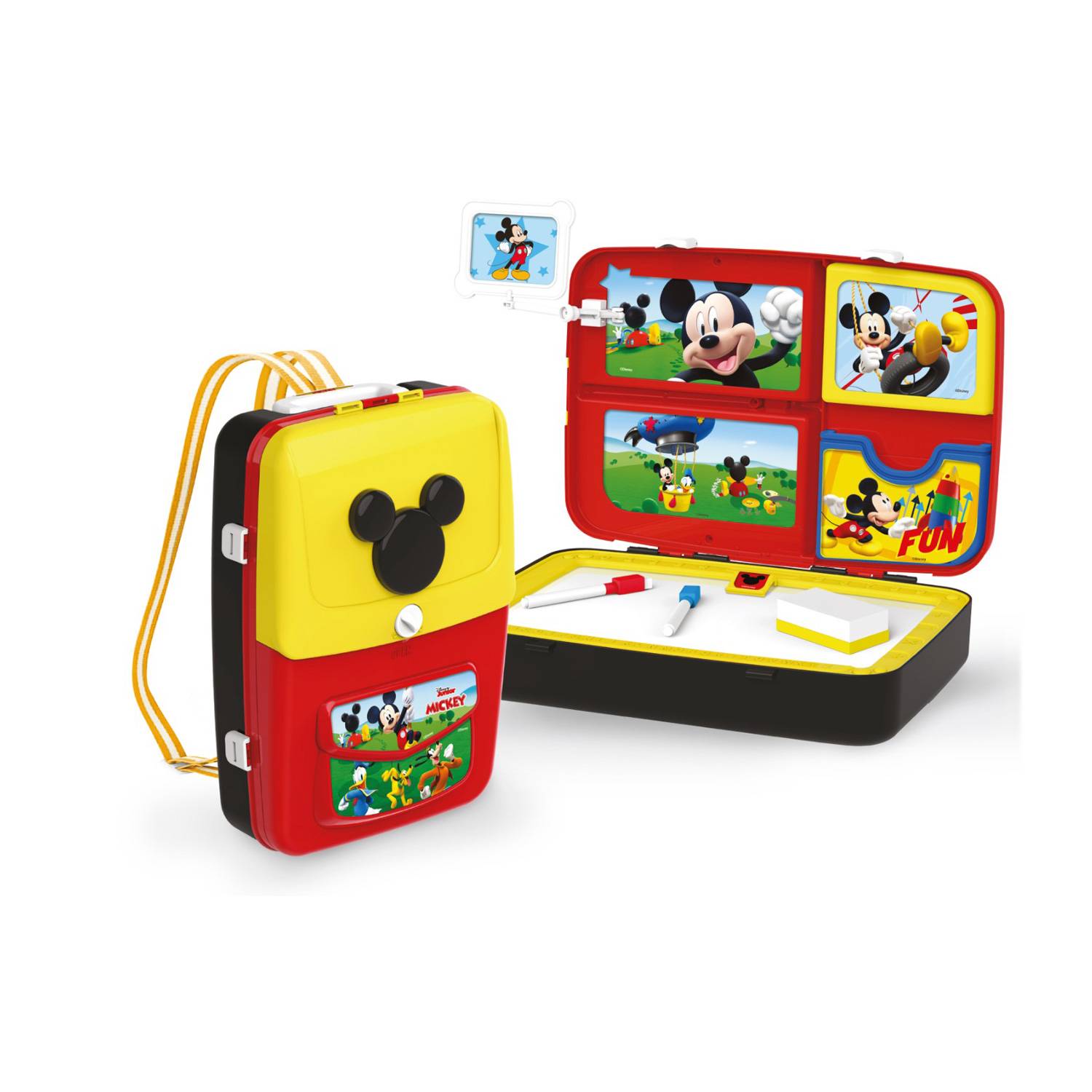 Set de Dibujo y Mochila Mickey Mouse 2en1 Disney