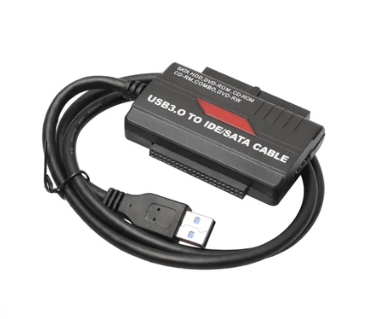 Convertidor Ide Y Sata 3.5 2.5 A Usb 3.0 Disco Duro Dvd Cd