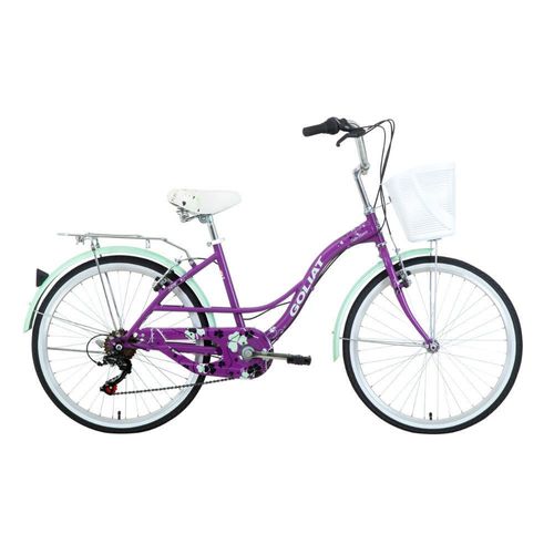 Bicicleta Goliat Cabo Blanco Aro 24 Morado