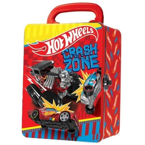 Case Metálico Rojo Para Guardar 18 Hotwheels