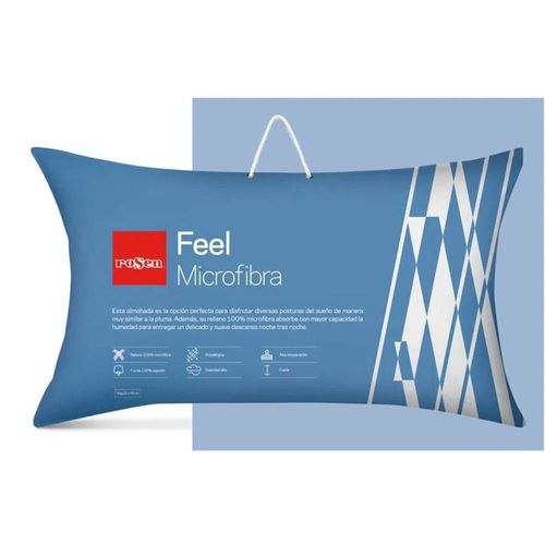 Almohada Feel Microfibra 50 x 90 cm