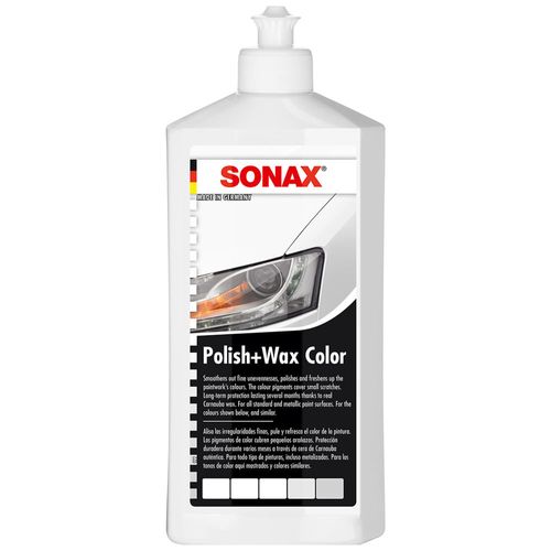 Cera para Autos SONAX Blanco Botella 500ml