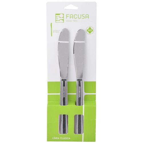 Set de Cuchillos de Mesa FACUSA M12 Blíster 12un