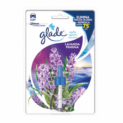 Repuesto Ambientador GLADE Auto Sport Lavanda Marina 7ml