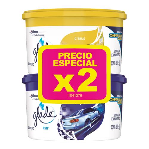 Repuesto de Ambientador para Automóvil GLADE Gel Car Pack x 2un