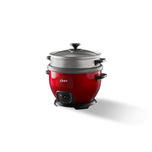 Olla Arrocera Oster 1.8L Bandeja de Vapor Roja