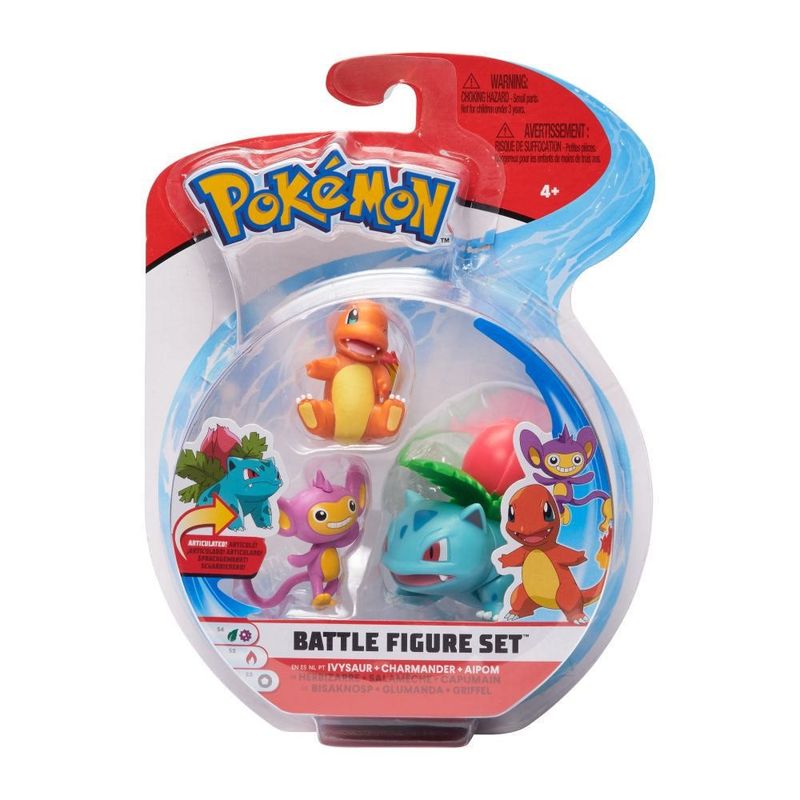 Pokemon Figuras De Batalla Serie A Pack X3