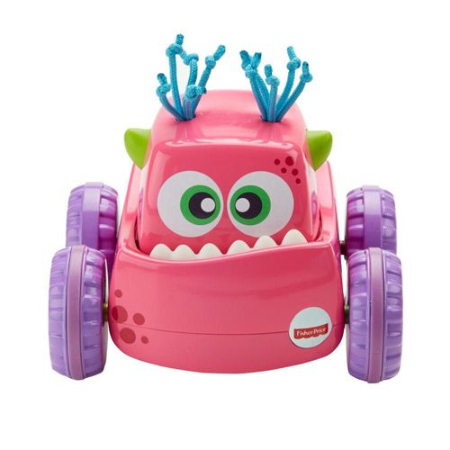 Carrito Monstruo Frisher Price Presiona Y Anda DRG14 Rosado