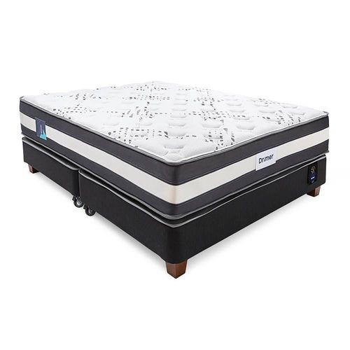 Cama Americana Ozono Queen + Almohadas