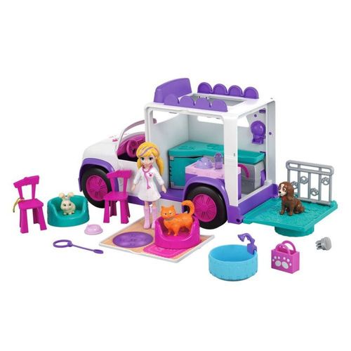 HospitaL Móvil De Animalitos Polly Pocket GFR04-1495161