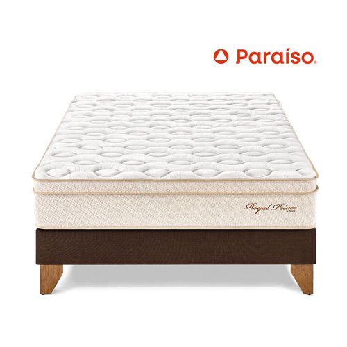 Cama Europea Royal Prince 1.5 Plazas - Chocolate